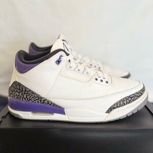 AUTHENTIC Jordan 3 Dark Iris size 11 CT8532-105 2022 PRE-OWNED